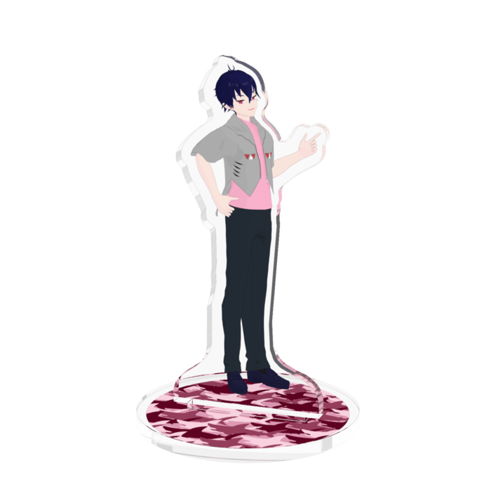 指ぱっちんガルくん - 70x70mm