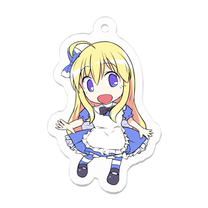 アクリルキーホルダー - 50 x 50 (mm)