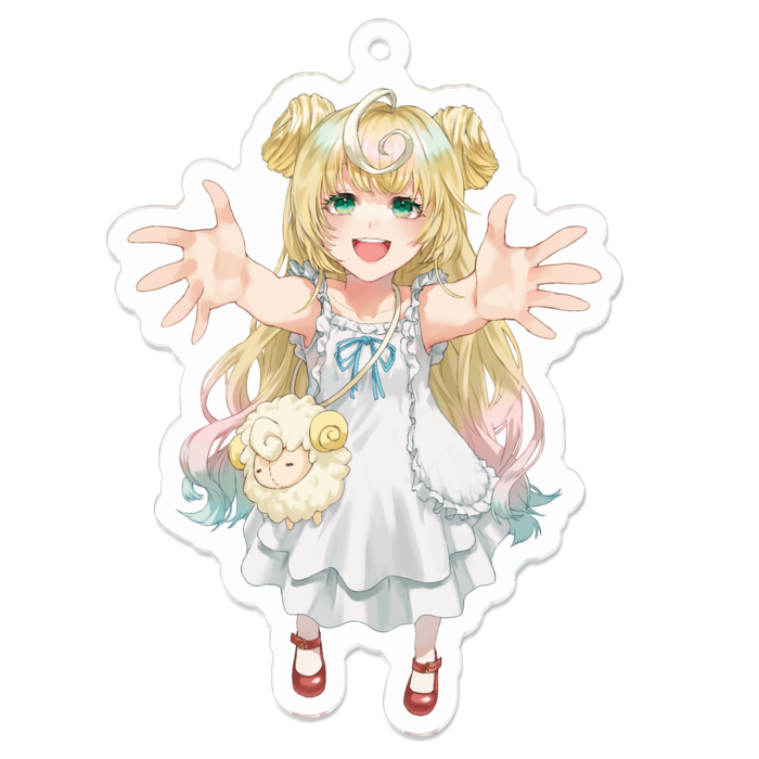 アクリルキーホルダー（コーティング） - 70 x 70 (mm)