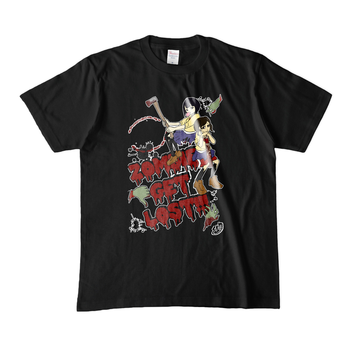 カラーTシャツ(濃色) - M - ブラック