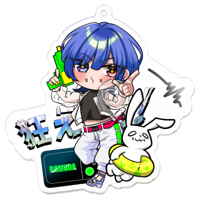 アクリルキーホルダー - 70 x 70 (mm)