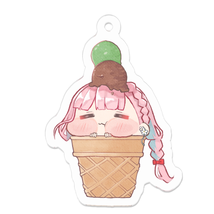 アクリルキーホルダー - 50 x 50 (mm)