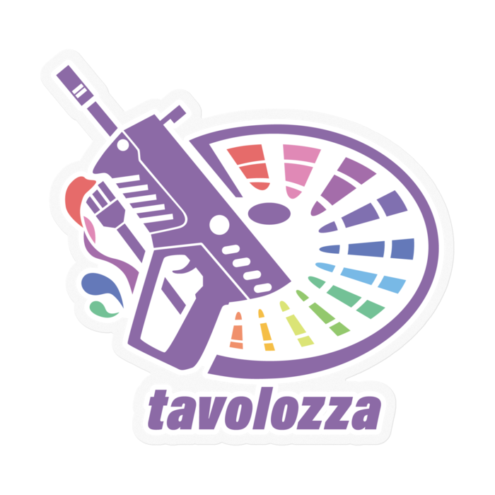 ステッカー - 100 x 100 (mm)ロゴ