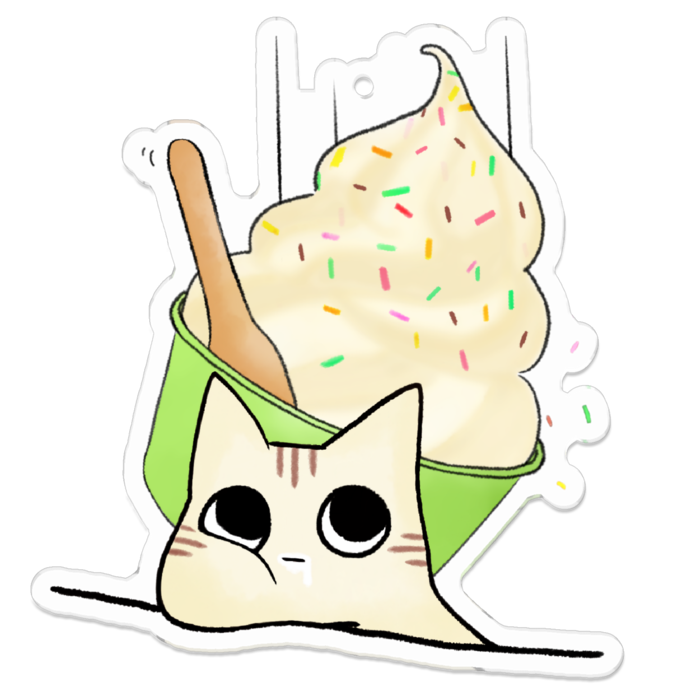 アクリルキーホルダー - 70 x 70 (mm)