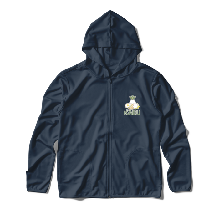 ジップパーカー - M - ネイビー