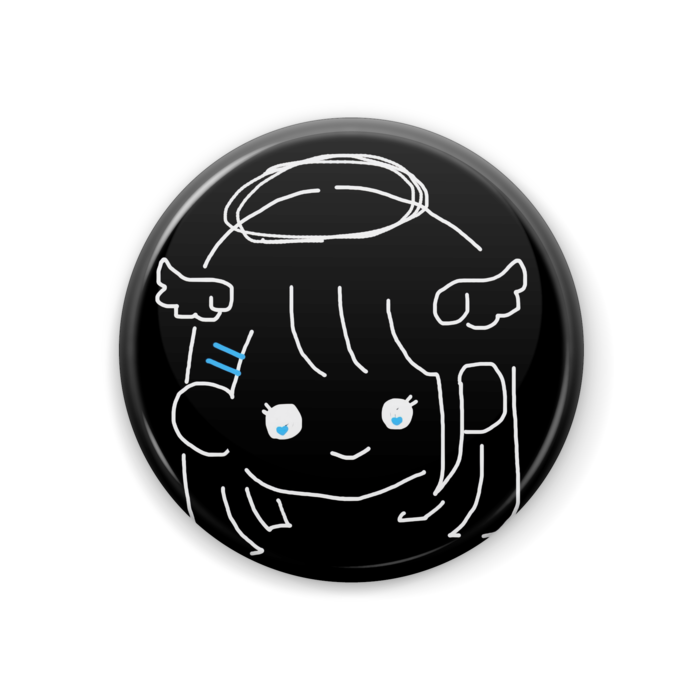 大天使ゆゆ👼🏻🪽缶バッジ - 44mm