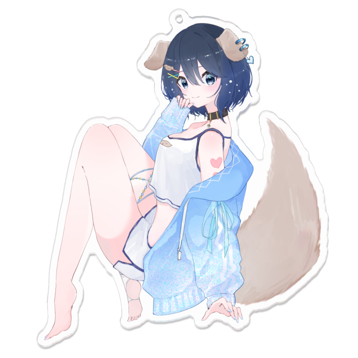 アクリルキーホルダー（コーティング） - 100 × 100 (mm)