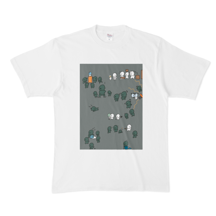 Tシャツ - XL - 白 - チュンチュンハザード