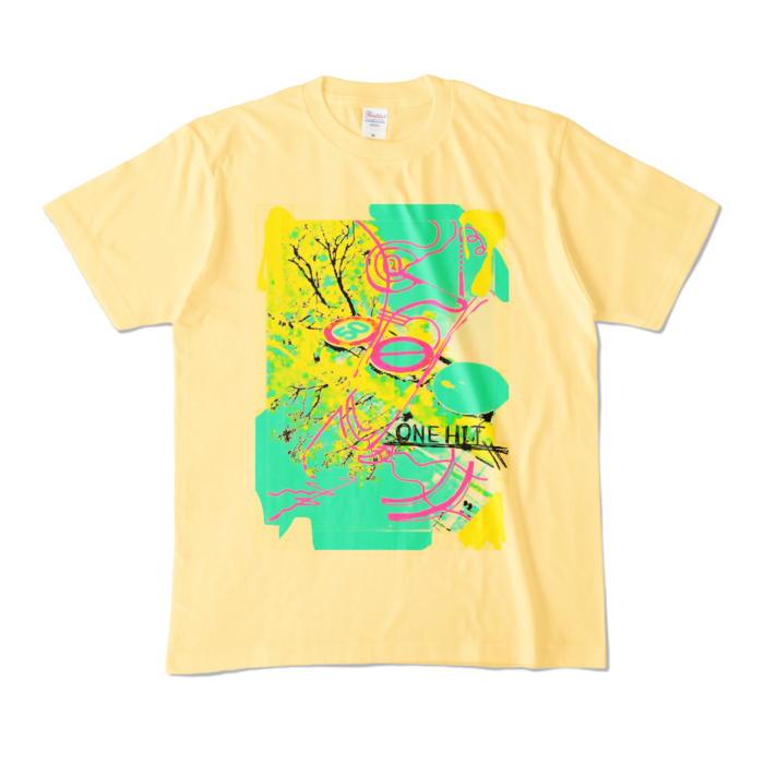 カラーTシャツ - M - ライトイエロー (淡色)