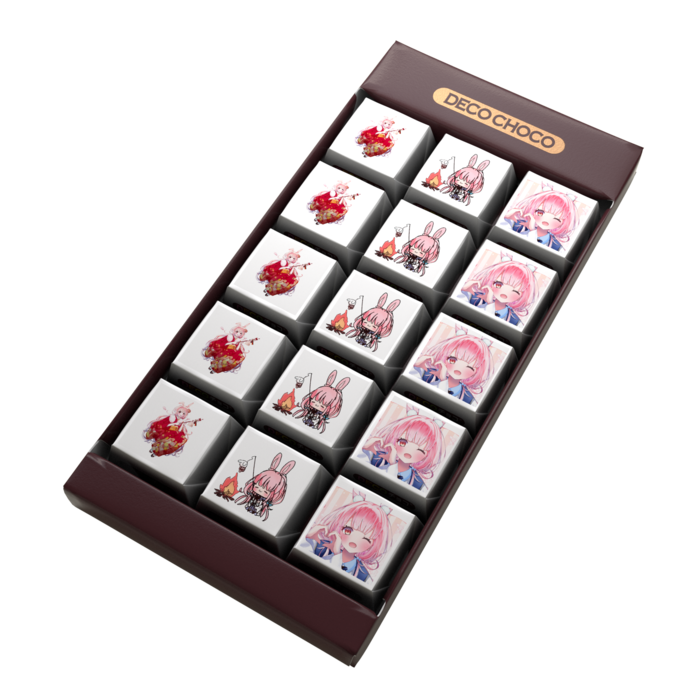 DECOチョコ - 列ごとにデザイン