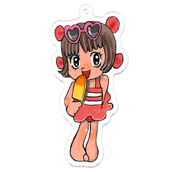 アクリルキーホルダー - 70 x 70 (mm)