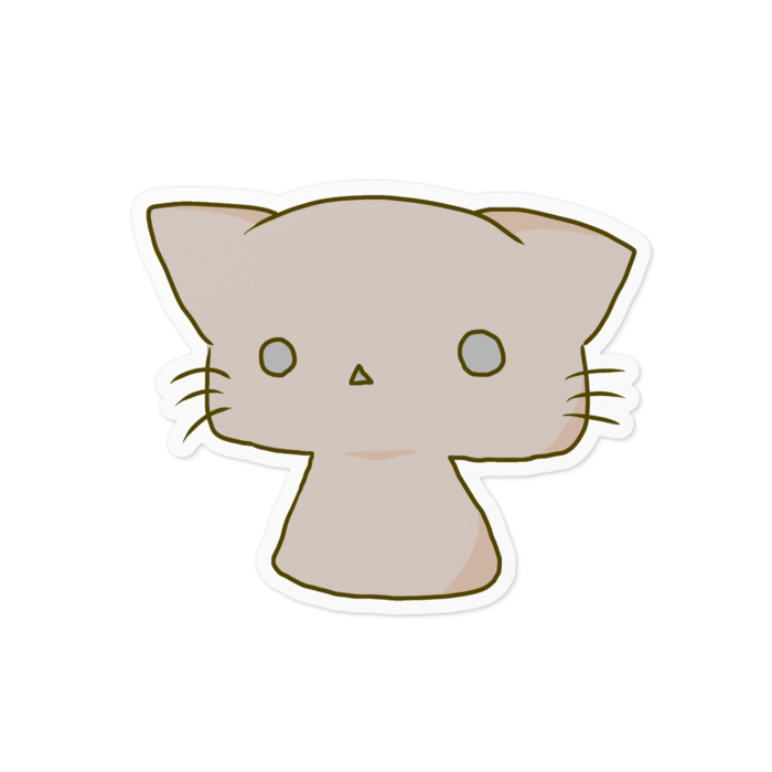 ステッカー - 100 x 100 (mm)