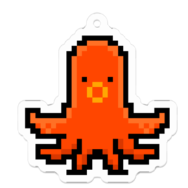 オリジナル ドット絵タコちゃんウインナー アクキー アメソラ Booth