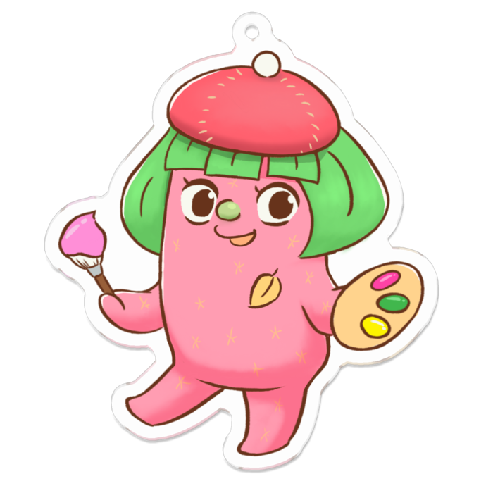 アクリルキーホルダー - 70 x 70 (mm)