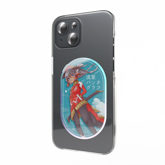 オーロラスマホステッカー - 縦