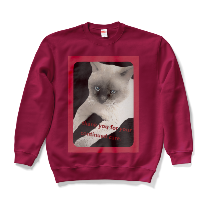 スウェット - L - バーガンディ