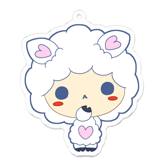 アクリルキーホルダー - 70 x 70 (mm)