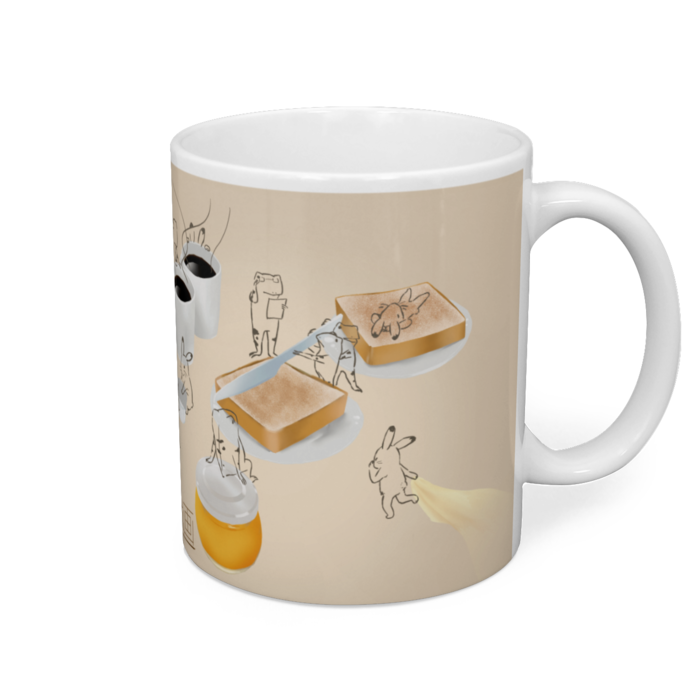 マグカップ - 直径 8 cm / 高さ 9.5 cm