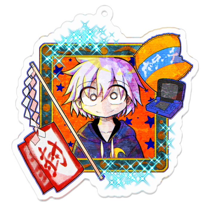 アクリルキーホルダー - 70 x 70 (mm)