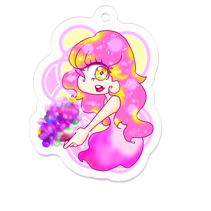 アクリルキーホルダー - 50 x 50 (mm)