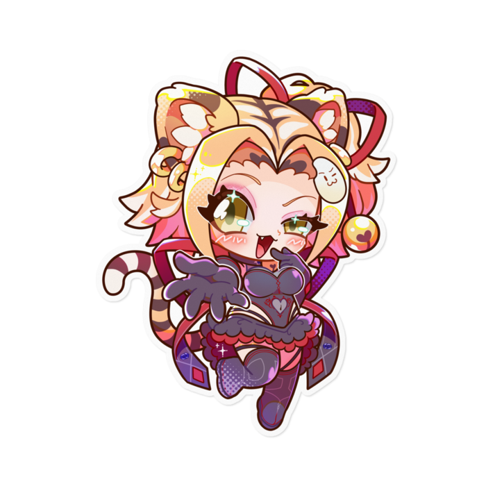 ASMRの姿ステッカー - 160 x 160 (mm)(1)