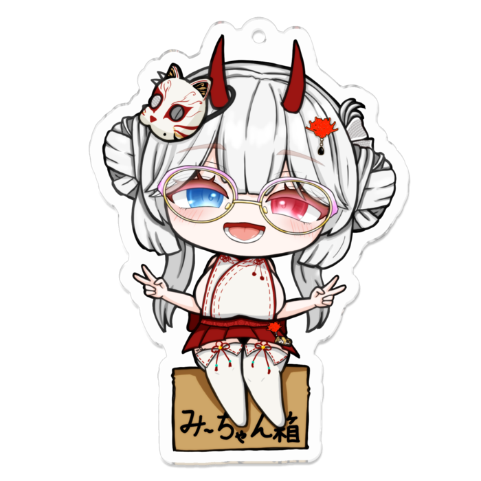 アクリルキーホルダー - 70 x 70 (mm)