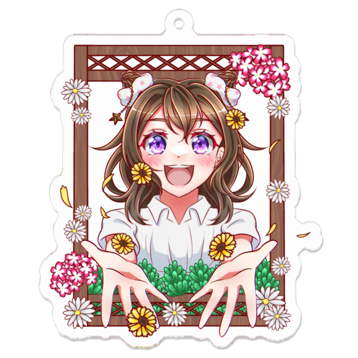 アクリルキーホルダー - 70 x 70 (mm)