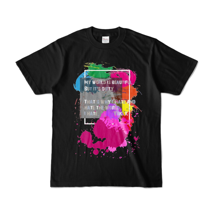 カラーTシャツ - S - ブラック (濃色)