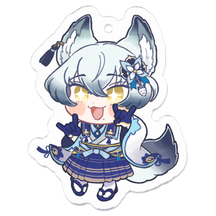 アクリルキーホルダー - 50 x 50 (mm)