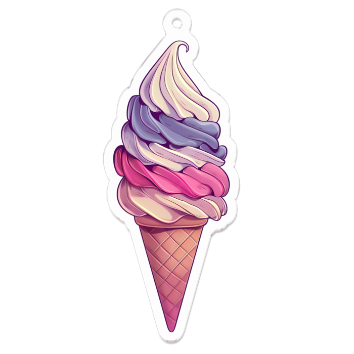 アクリルキーホルダー - 70 x 70 (mm)