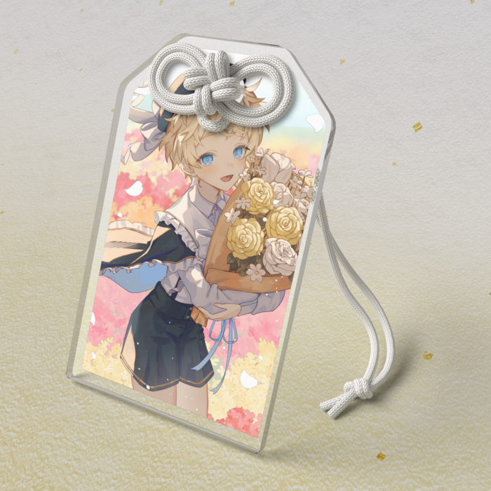 アクリルお守り - 50 × 80mm