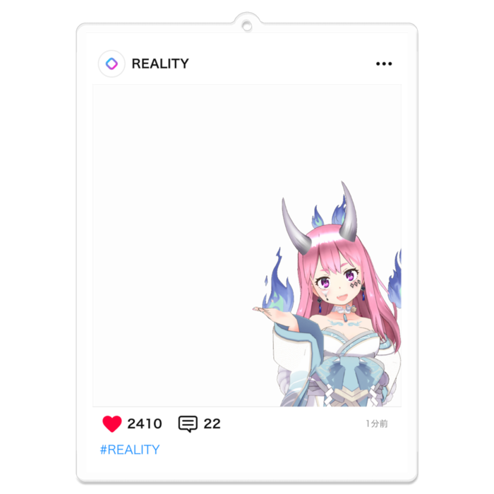 アクリルキーホルダー - 100 x 100 (mm)