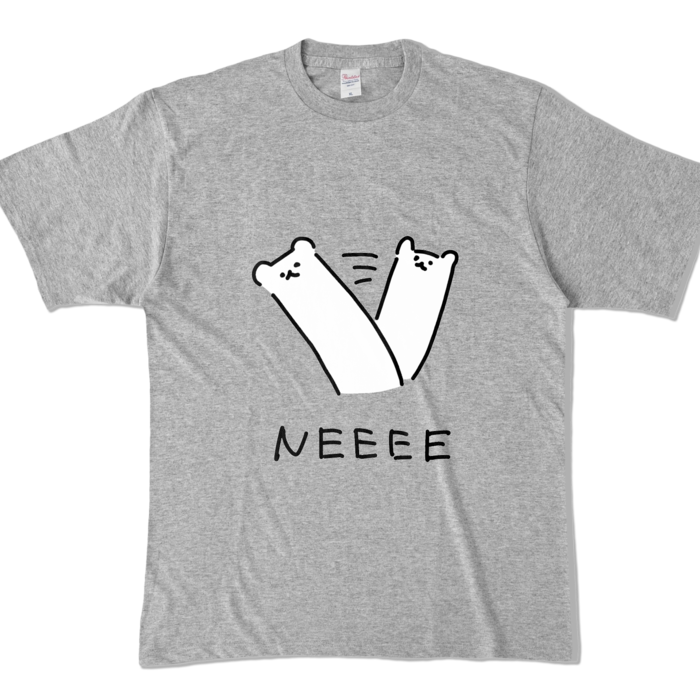 カラーTシャツ - XL - 杢グレー (濃色)