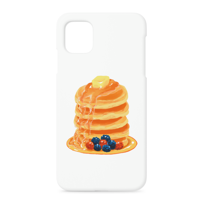 パンケーキのiPhoneケース - iPhone 11 - 正面印刷のみ