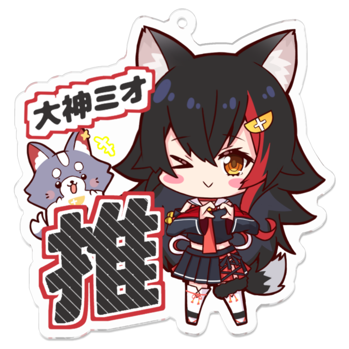 アクリルキーホルダー - 70 x 70 (mm)