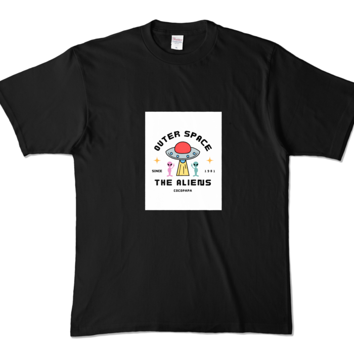 カラーTシャツ - XL - ブラック (濃色)