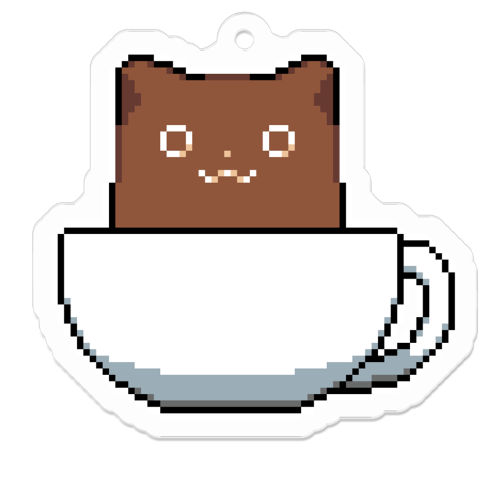 アクリルキーホルダー - 50 x 50 (mm)