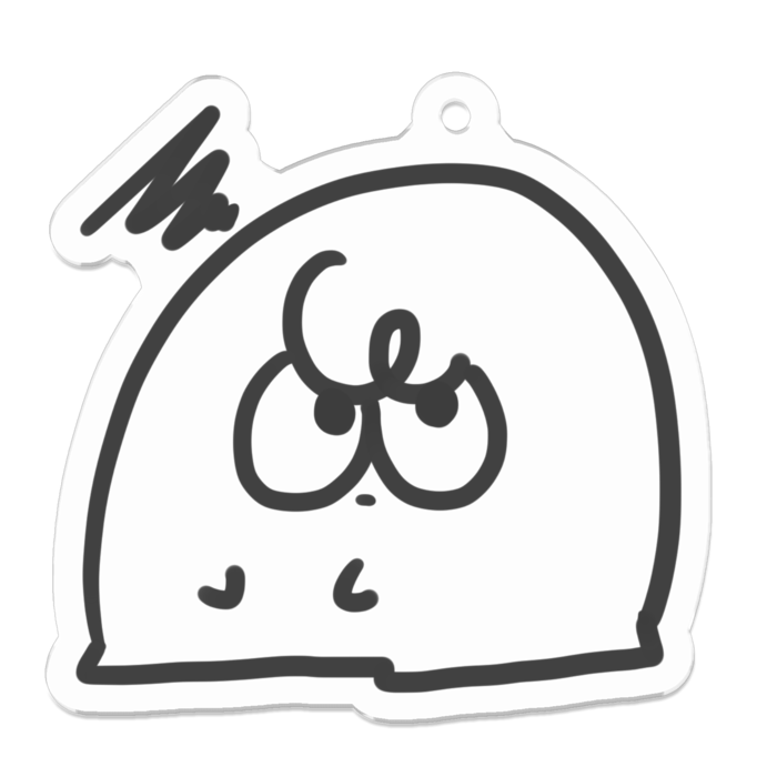 アクリルキーホルダー - 50 x 50 (mm)