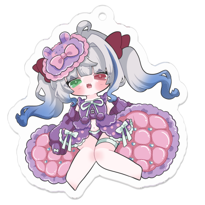 アクリルキーホルダー - 50 x 50 (mm)