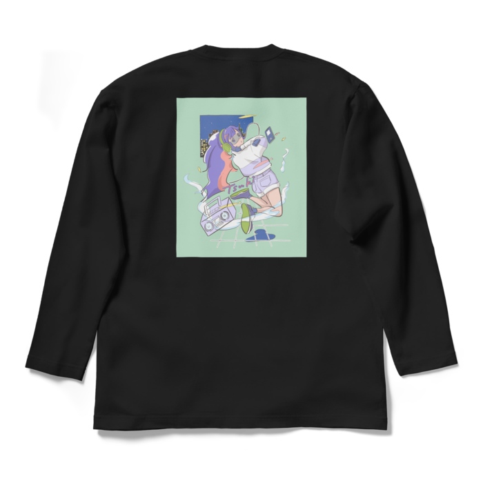 ロングスリーブTシャツ - L - ブラック