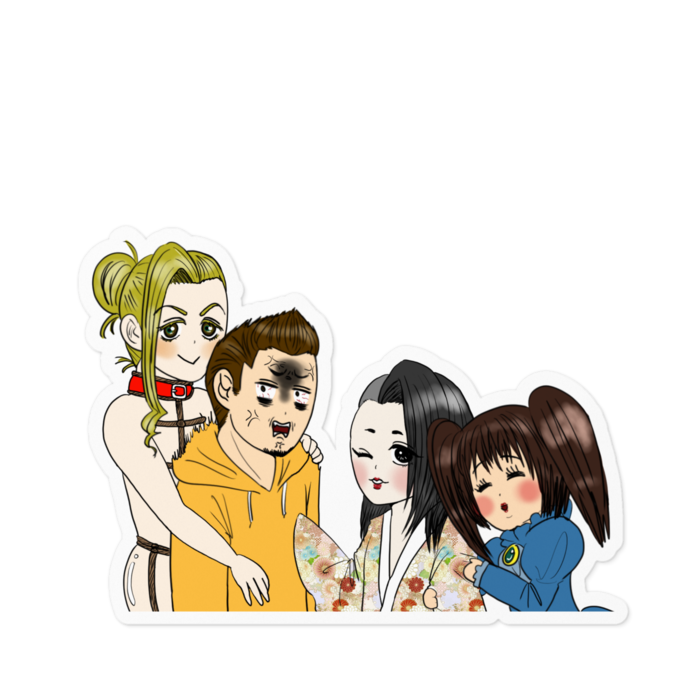 スー毒 メイン４人 ステッカー スーという毒 同人誌 グッズショップ Booth