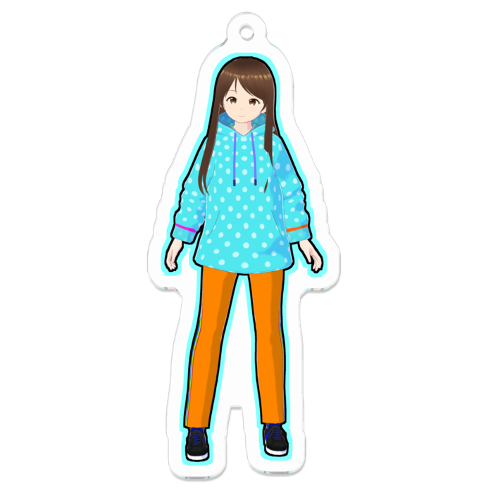 アクリルキーホルダー - 70 x 70 (mm)