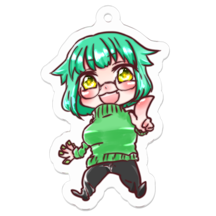 アクリルキーホルダー - 50 x 50 (mm)