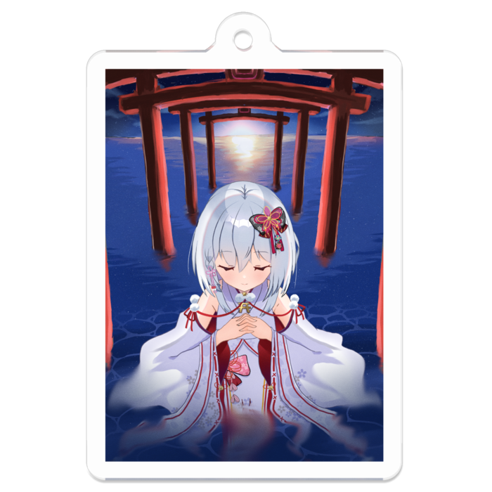アクリルキーホルダー - 50 x 50 (mm)