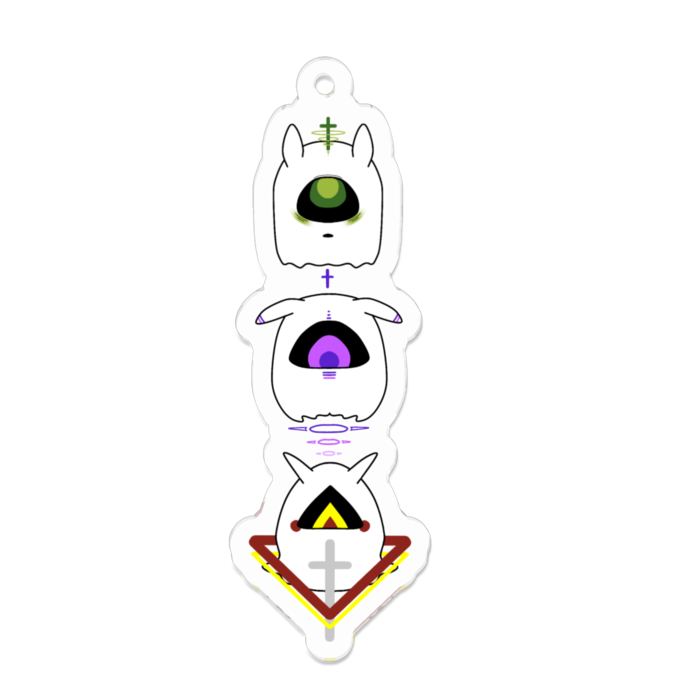 アクリルキーホルダー - 70 x 70 (mm)
