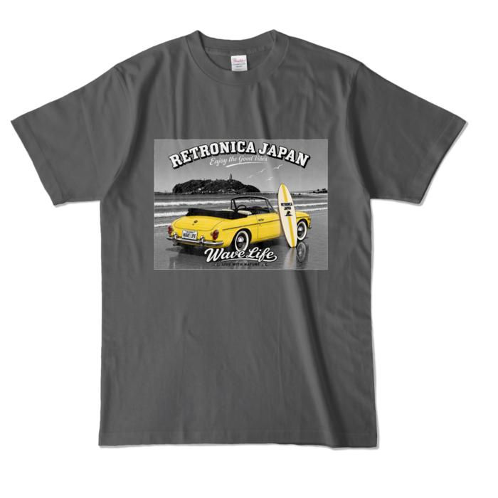 カラーTシャツ - L - チャコール (濃色)
