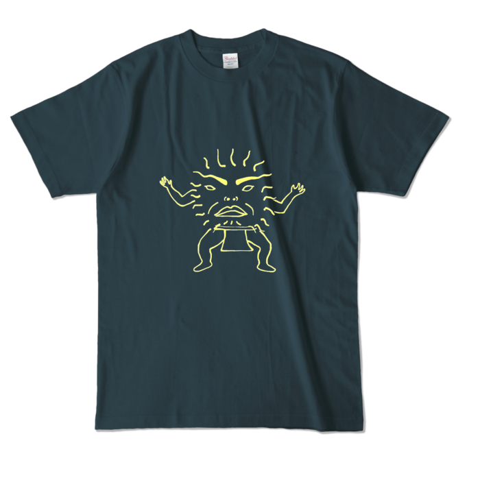 カラーTシャツ - L - デニム (濃色)