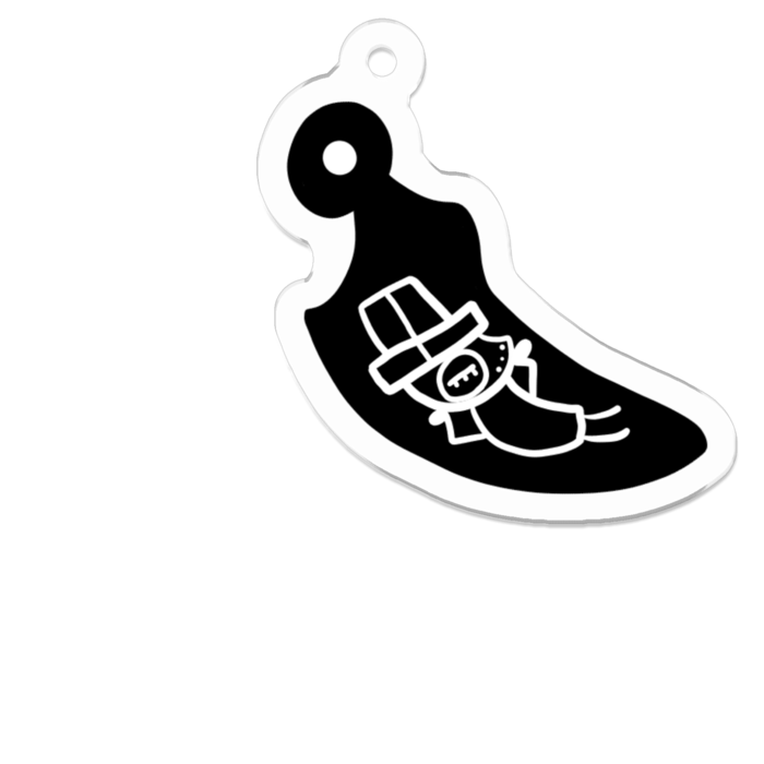 アクリルキーホルダー(コーティング) - 50 x 50 (mm)