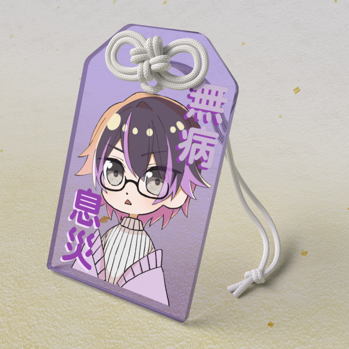 アクリルお守り - 50 × 80mm