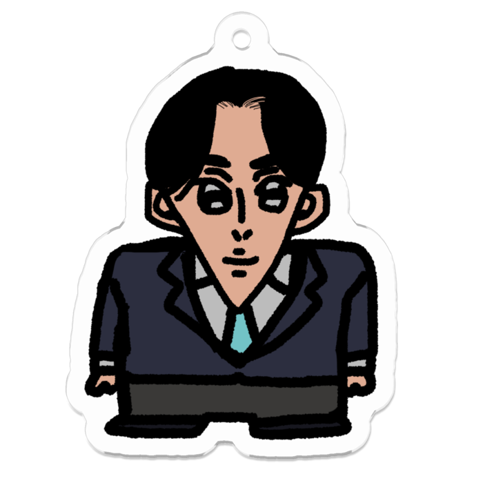 アクリルキーホルダー - 50 x 50 (mm)